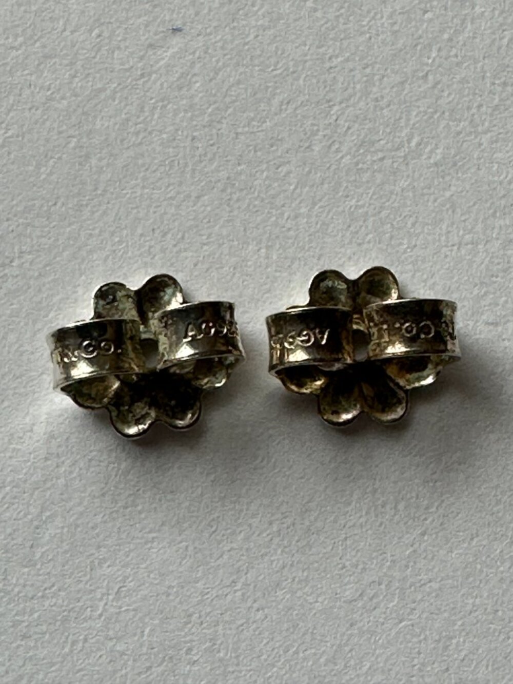 Tiffany & Co. Sterling Silver Bow Stud Earrings 925 - Picture 9 of 15